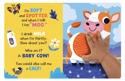 Little Hippo Books Baby Farm Animals Touch and Feel