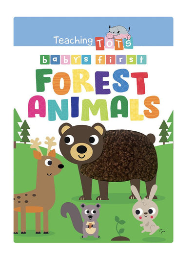 little hippo books touch and feel baby's first forest animals