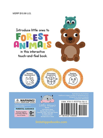 little hippo books touch and feel baby's first forest animalslittle hippo books touch and feel baby's first forest animals