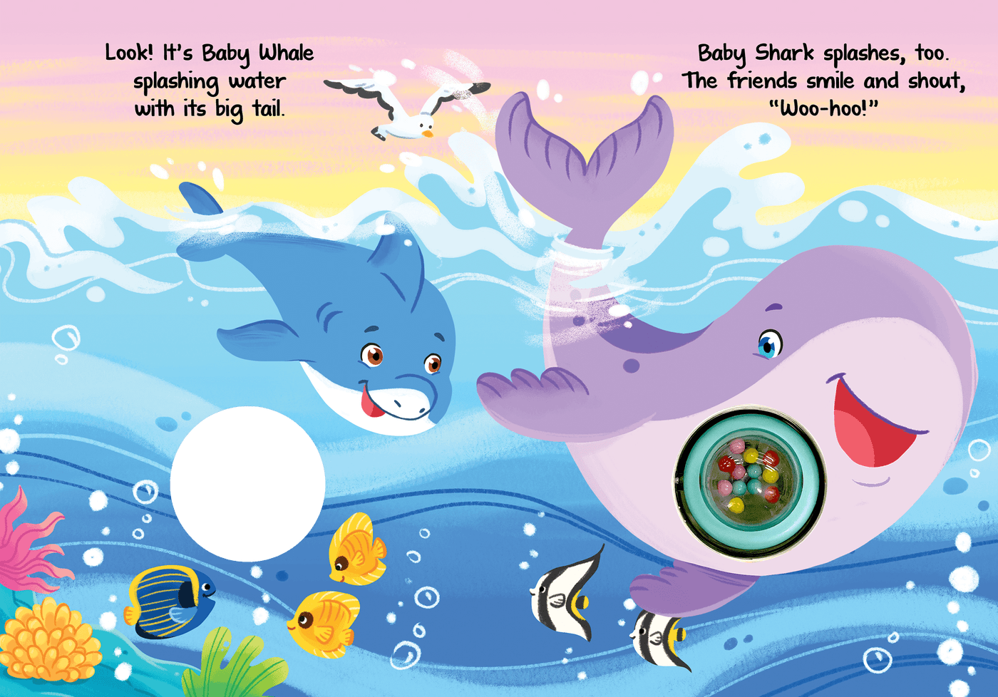 little hippo books rattle and read baby shark's big day