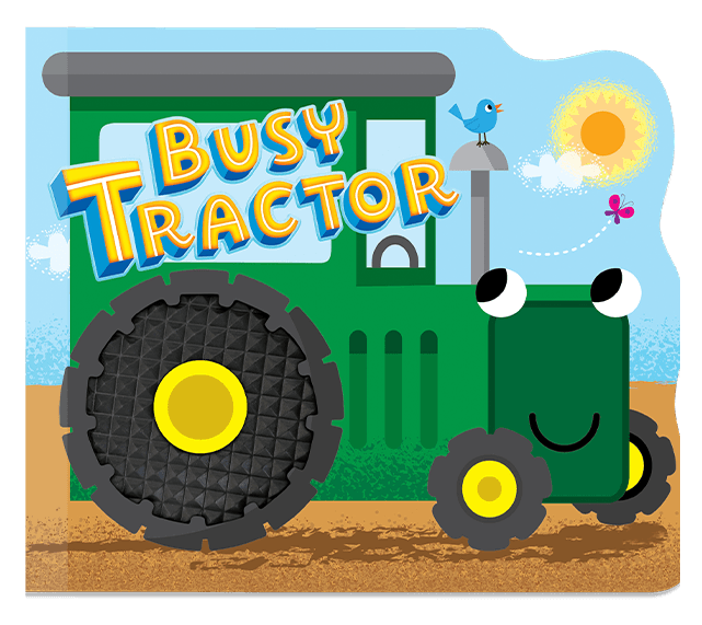 Little Hippo Books  Busy Tractor Touch and Feel