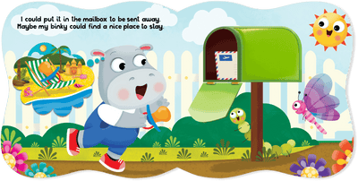 Little Hippo Books Big Kid Bye Bye Binky Touch and Feel