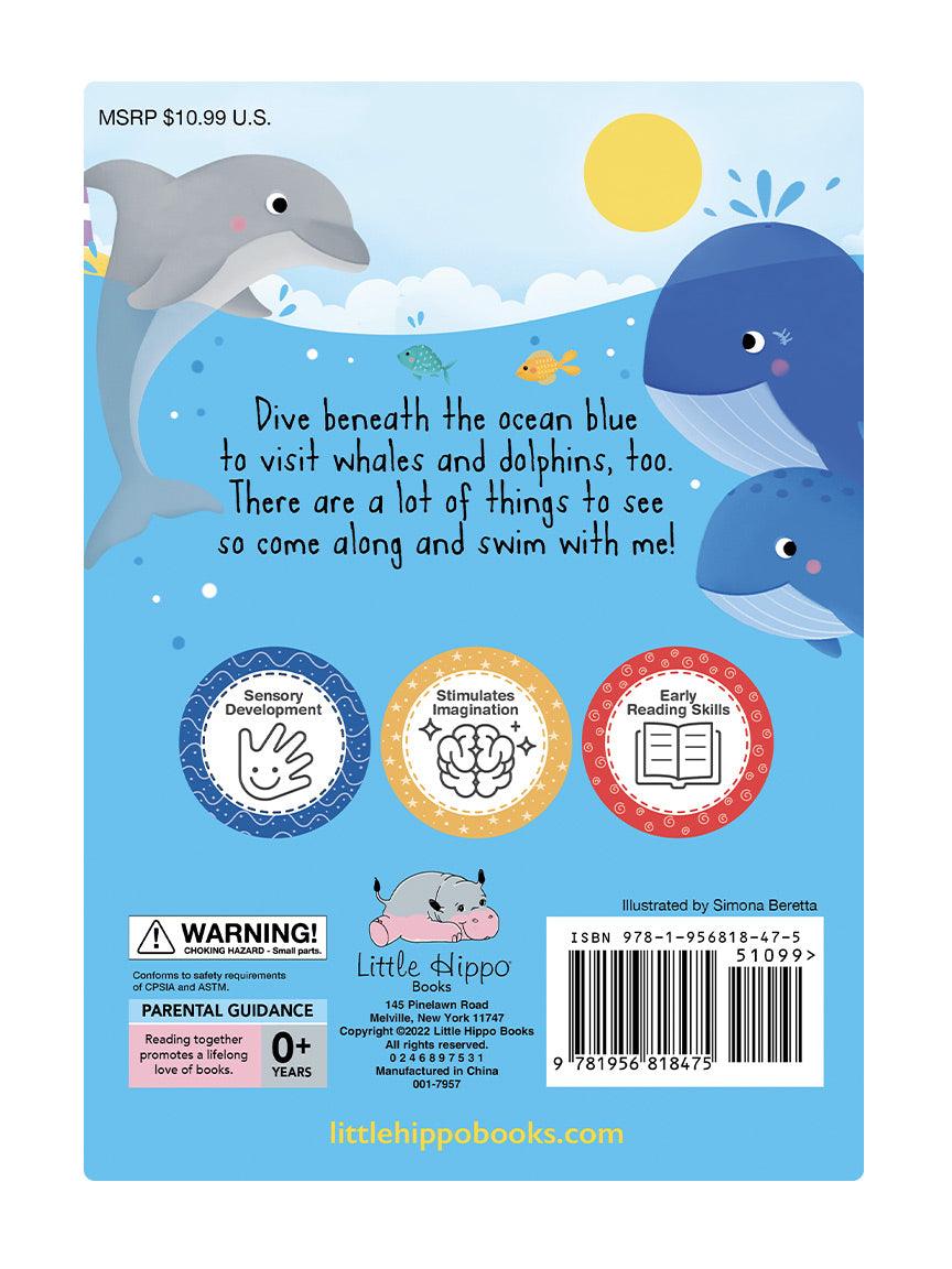little hippo books with 2 way sequins deep sea ocean divers