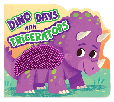 Little Hippo Books Dino Days with Triceratops Touch and Feel