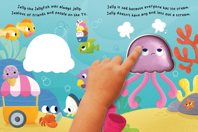 Little Hippo Books Touch and Feel Bright Light Don't Be Jelly,Jellyfish