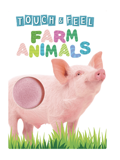 Little Hippo: Touch and Feel Farm Animals Board Book Children Tactile Learning Real Photography Cow Pig Horse Sheep Duck