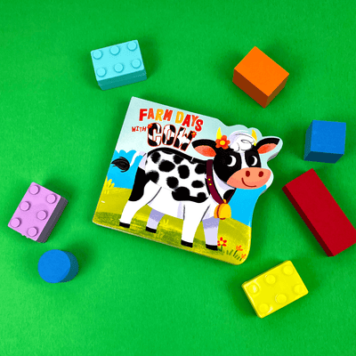 Little Hippo Books Farm Days with Cow  Touch and Feel 
