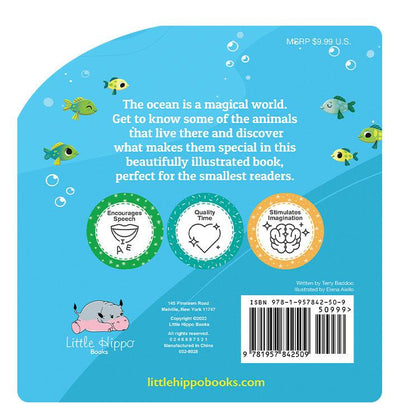 little hippo books fishy fun animal shaped tabs