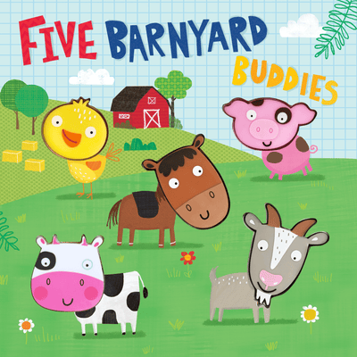 Little Hippo Books Five Barnyard Buddies Silicone sound Book