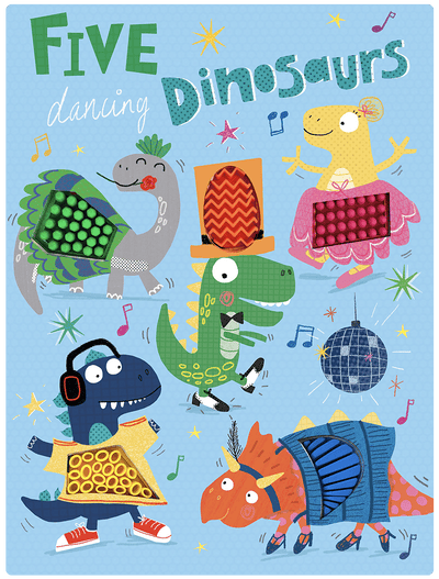 Little Hippo Books Five Dancing Dinosaurs