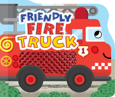 Friendly Fire Truck - Little Hippo Books Touch and Feel