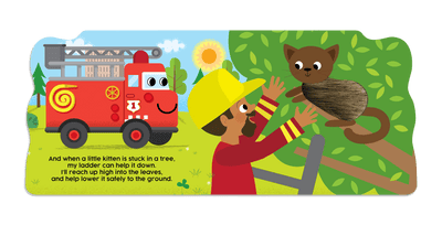 Friendly Fire Truck - Little Hippo Books Touch and Feel