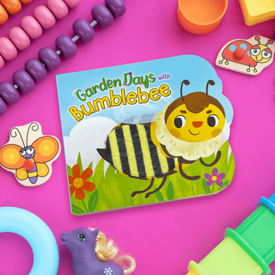little hippo books touch and feel garden bumblebee shaped storybook for toddlers