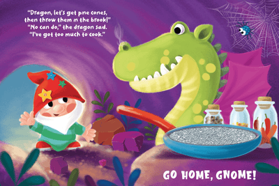 Little Hippo Books Go Home Gnome Touch and Feel for Toddlers