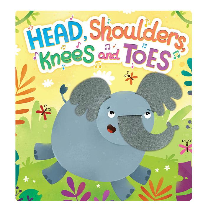 little hippo books head shoulders knees and toes sensory felt 