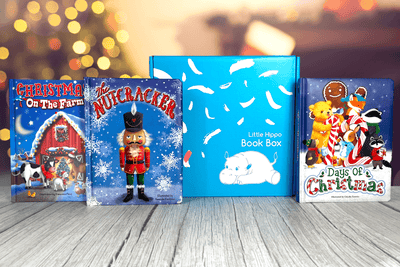 little hippo books holiday christmas storybook box