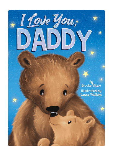 Little Hippo Books Children's Padded Board Book Bedtime Story family love dad
