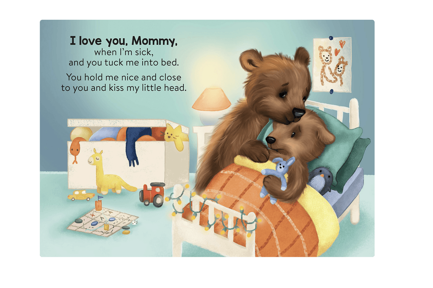 I Love You, Mommy Little Hippo Books Children's Padded Board Book Bedtime Story family