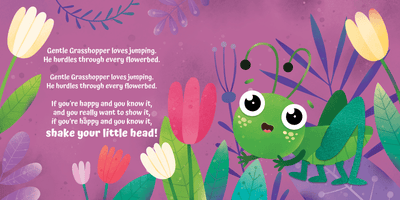 little hippo books if you're happy and you know it sensory felt 