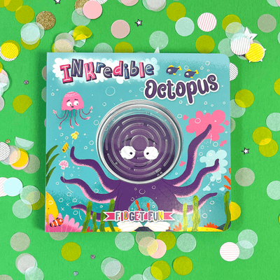 little hippo books incredible octopus fidget fun bead maze for toddlers