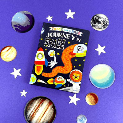 little hippo books trace and chase  silicone trails outer space journey in space