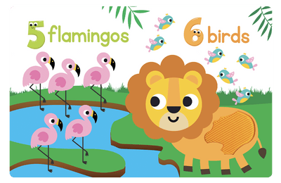 Little Hippo Books Teaching Tots Jungle Counting