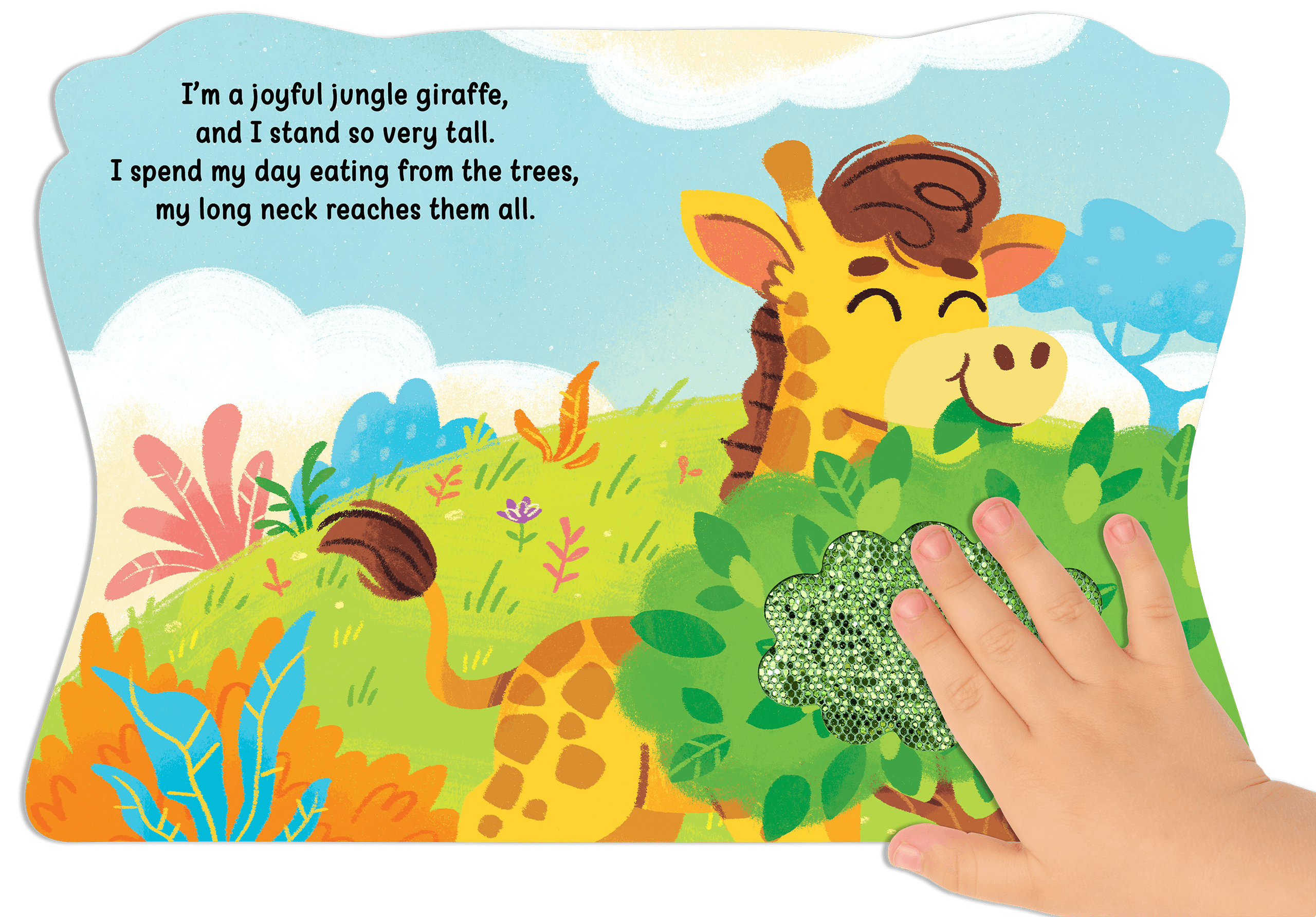 Little Hippo Books  Jungle Days with Giraffe Touch and Feel