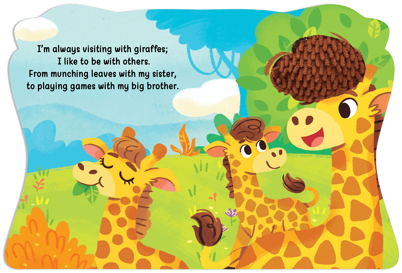 Little Hippo Books  Jungle Days with Giraffe Touch and Feel