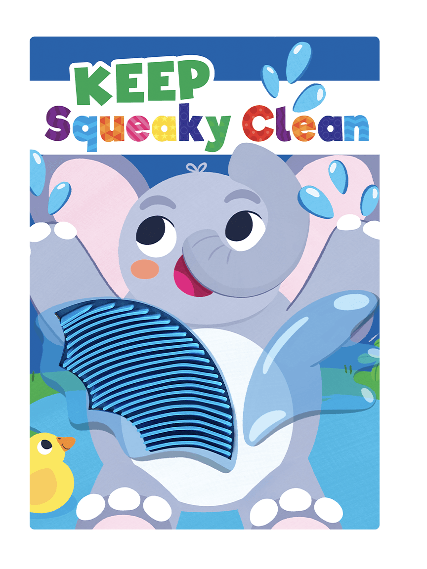 Little Hippo Books Keep Squeaky Clean Hygiene