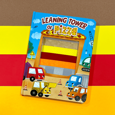 litttle hippo books touch and feel tower vehicle construction pizza tower