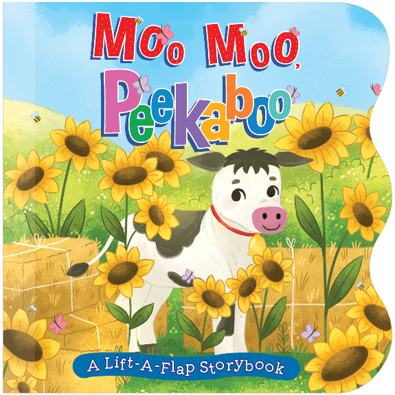 Little Hippo Books Moo Moo Peekaboo Chunky Lift-a-Flap Storybook