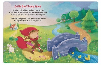 Little Hippo Books Children's Padded Board Book My First Book of Fairy Tales Little Red Riding Hood Three Little Pigs Ugly Duckling Sleep Bedtime Story family classic