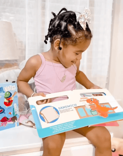 little hippo books carry handle box touch and feel  lunch box for toddlers