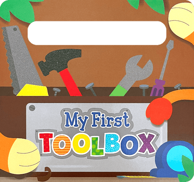 Little Hippo Books My First Toolbox Touch and Feel with Handle