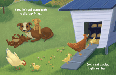 Night, Night Farm Love Little Hippo Books Children's Padded Board Book Bedtime Story family