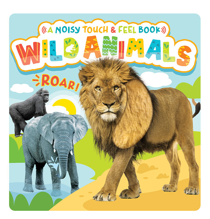 little hippo books touch and feel sound wild animals