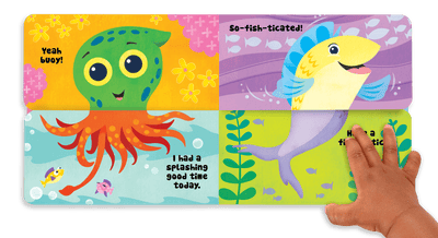 Little Hippo Books Ocean Commotion Flip Flap Fun