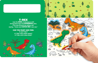 Paint and Find Dinosaurs - Little Hippo Books