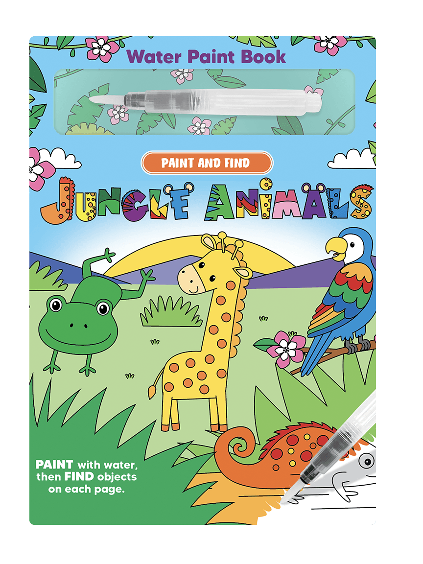 Paint and Find Jungle Animals - Little Hippo Books