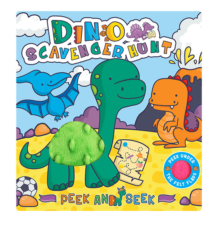 little hippo books peek and seek dinosaur scavenger hunt