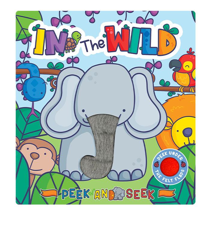 little hippo books felt lift the flap in the wild jungle