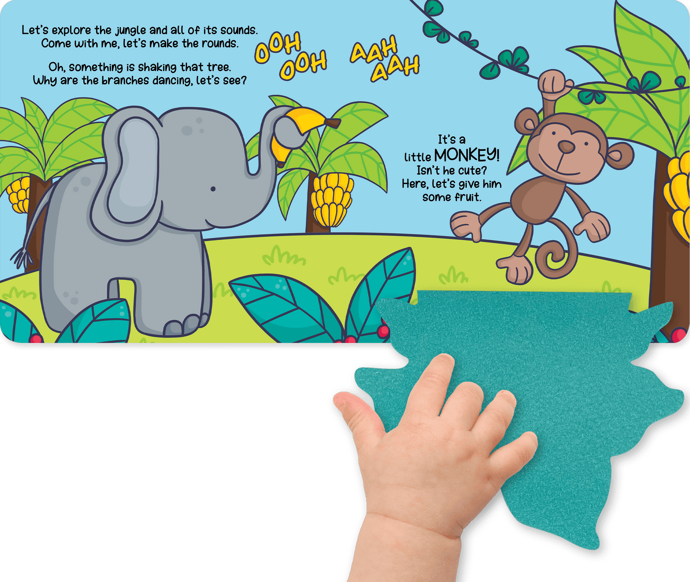 little hippo books felt lift the flap in the wild jungle