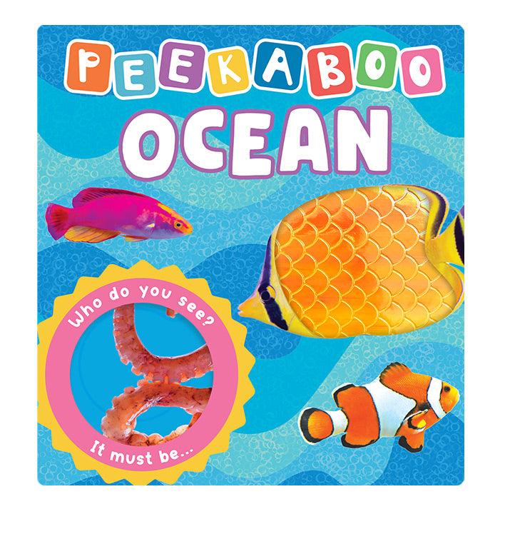 Little Hippo Books Peekaboo Ocean  with Touch and Feel
