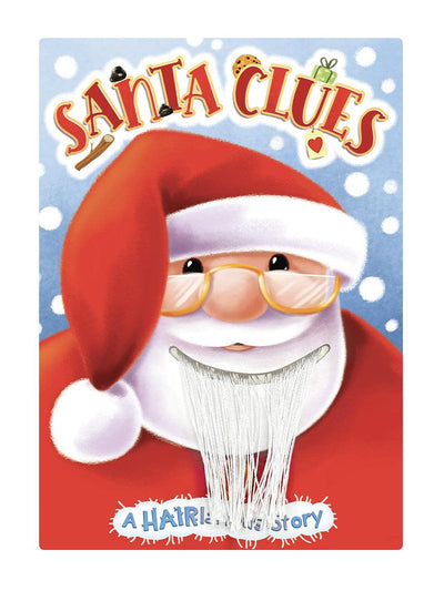 little hippo books holidat touch and feel christmas hair santa clues