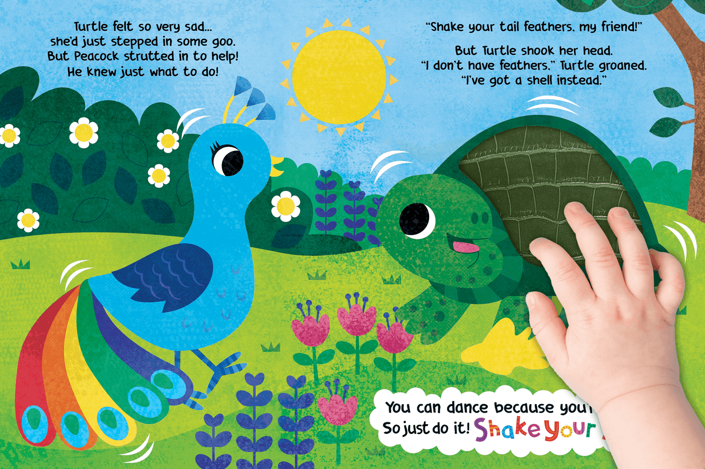 little hippo books shake your tail feathers touch and feel for toddlers