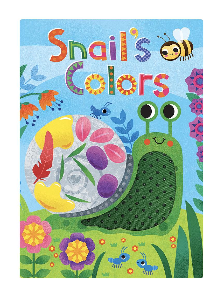 little hippo books snail's colors friendship touch and feel for toddlers