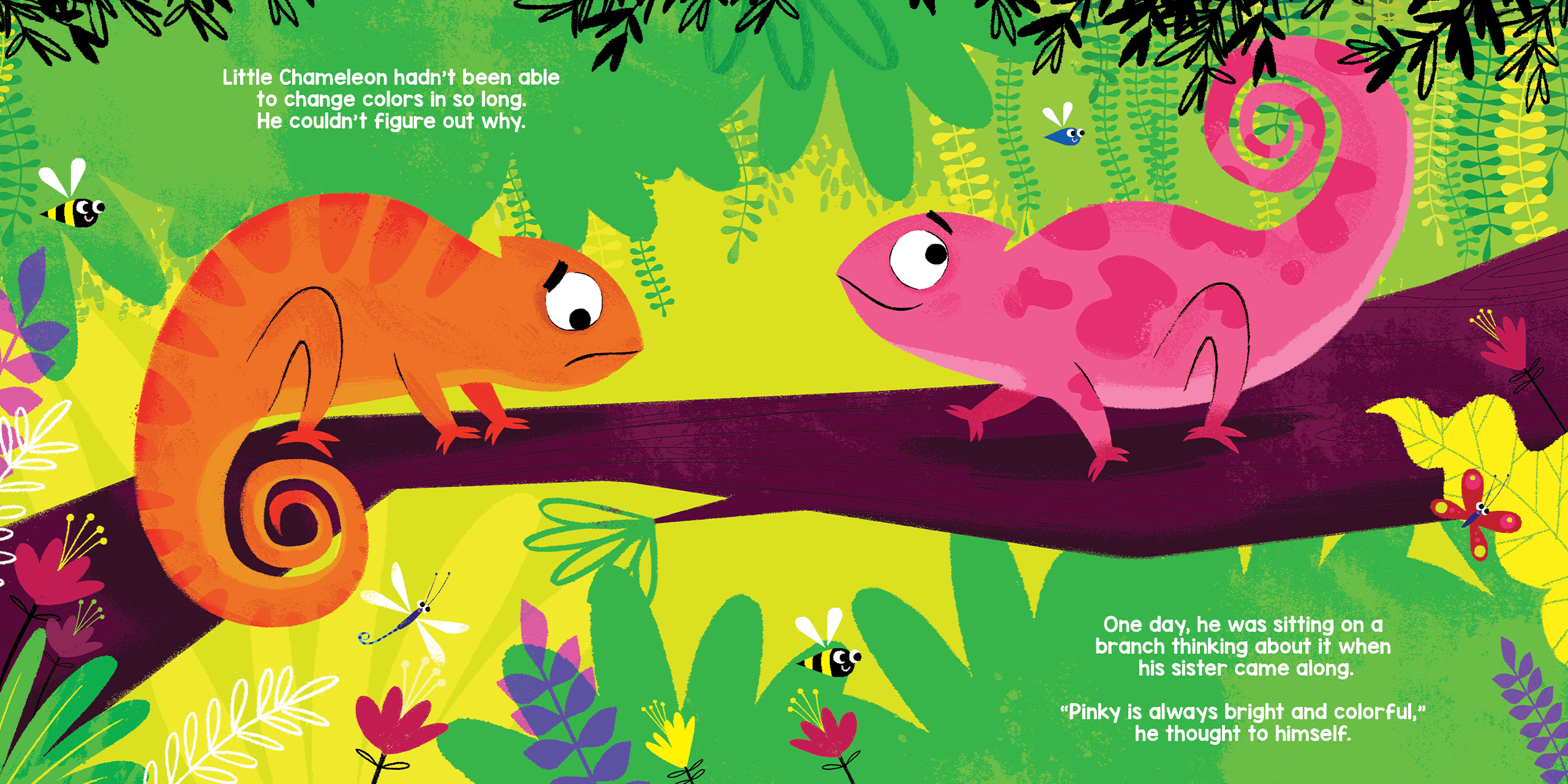 The Chameleon Who Couldn't Change - Little Hippo Books