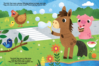 little hippo books touch and feel chick who crossed the road storybook for toddlers