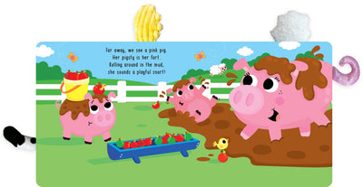 Little Hippo Books Touch a Tail Farm Animals Touch and Feel Toddle r Book
