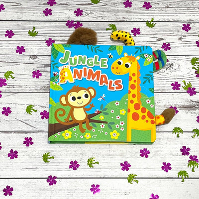 Little Hippo Books Touch a Tail Jungle Animals Touch and Feel Book for Toddlers